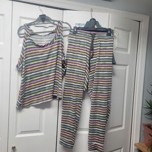 Striped Two-Piece Set